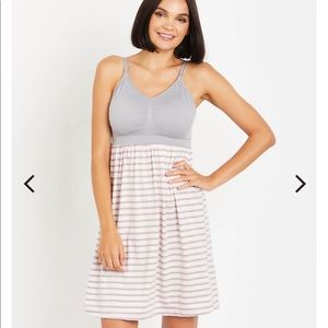 Motherhood nursing night gown